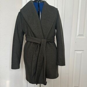 Old Navy Dark Olive Women's Trench Coat Size Medium